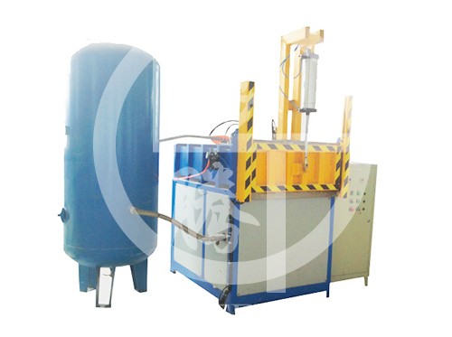 Semi-automatic vacuum pressure bubble machine