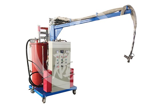 Miniature wall insulation foam machine