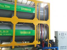 60 tons of raw materials storage tank gauging system