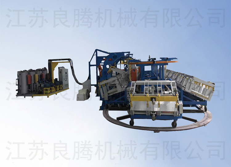 32-station fully automatic double-density seat foam ring production line