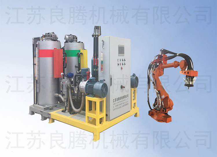 High pressure foaming machine for automobile engine soundproof cover