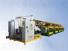 8-station automobile front wall mat automatic foaming production line